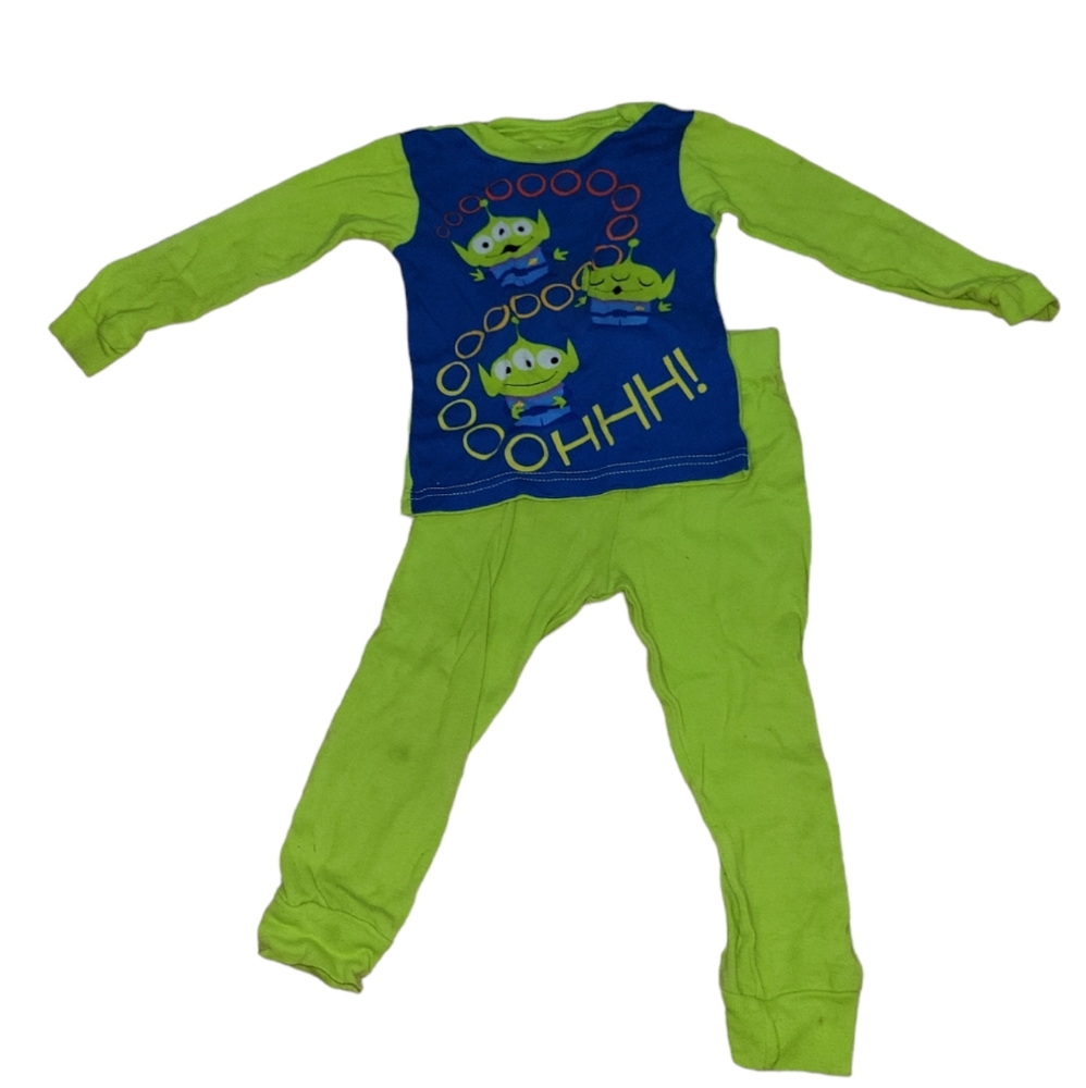 3T Tou Story 4 alien pajamas